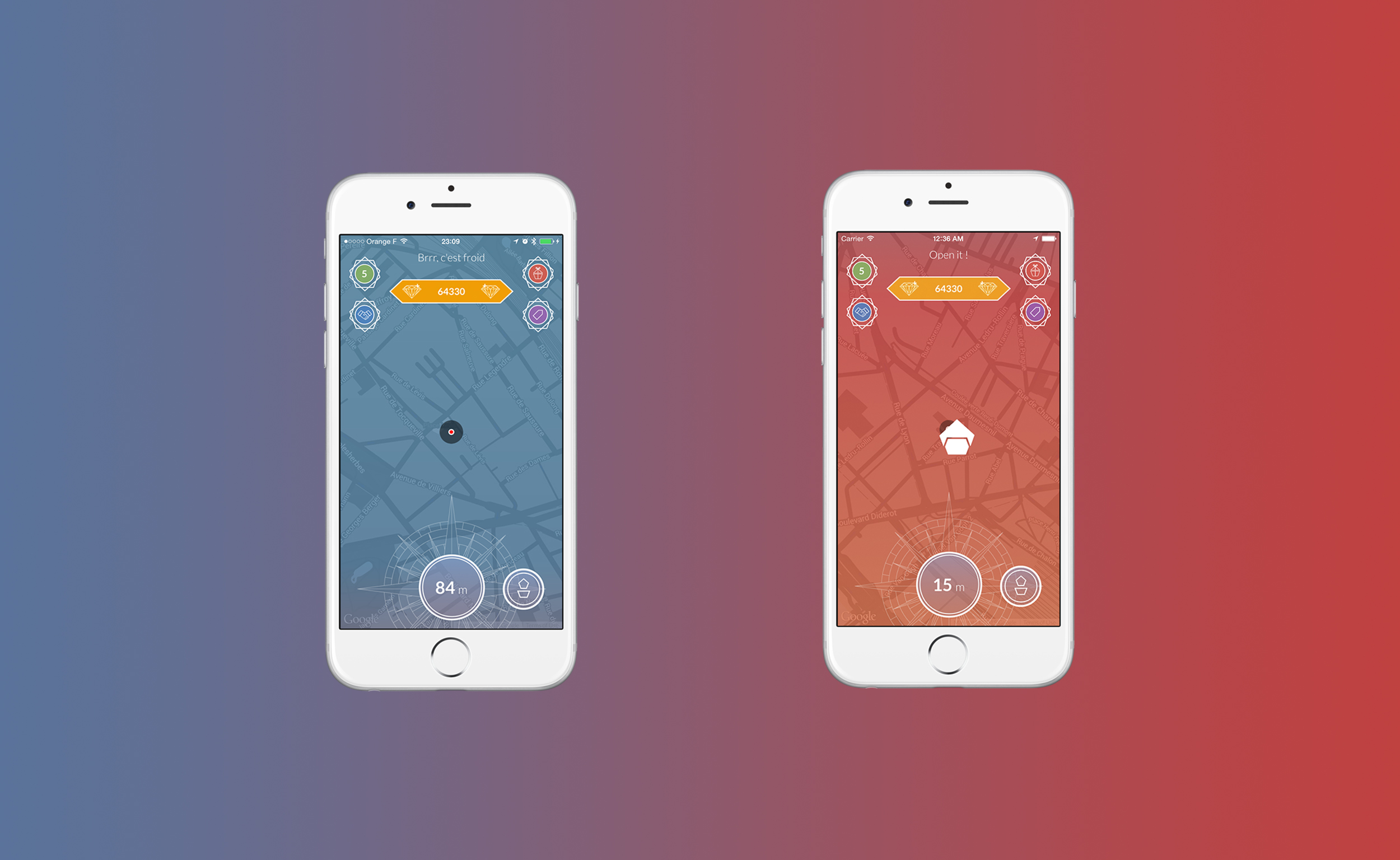Chasse au trésor application iphone