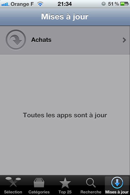 Retrouver une application supprimée sur iphone