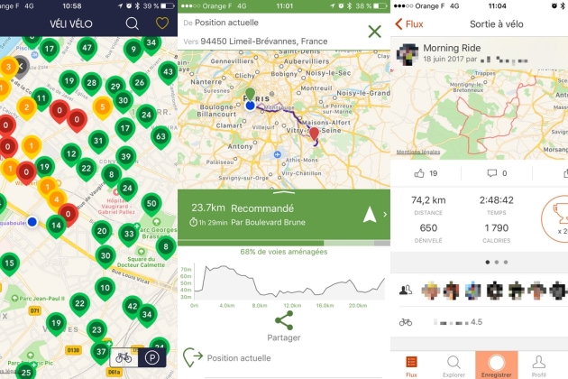 Application gps velo iphone