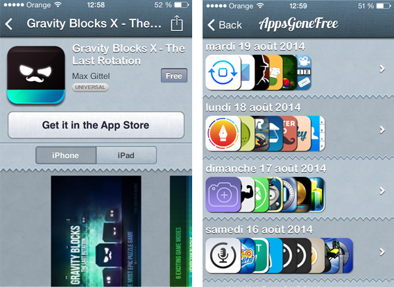 Application iphone jeux gratuit télécharger