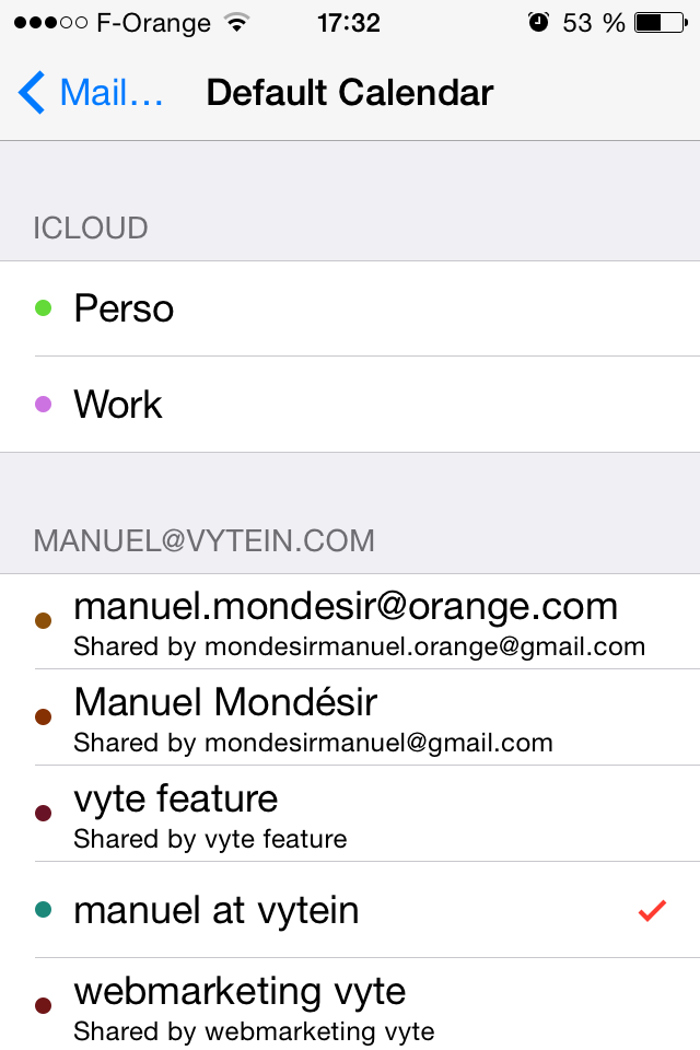 Application pour mail iphone