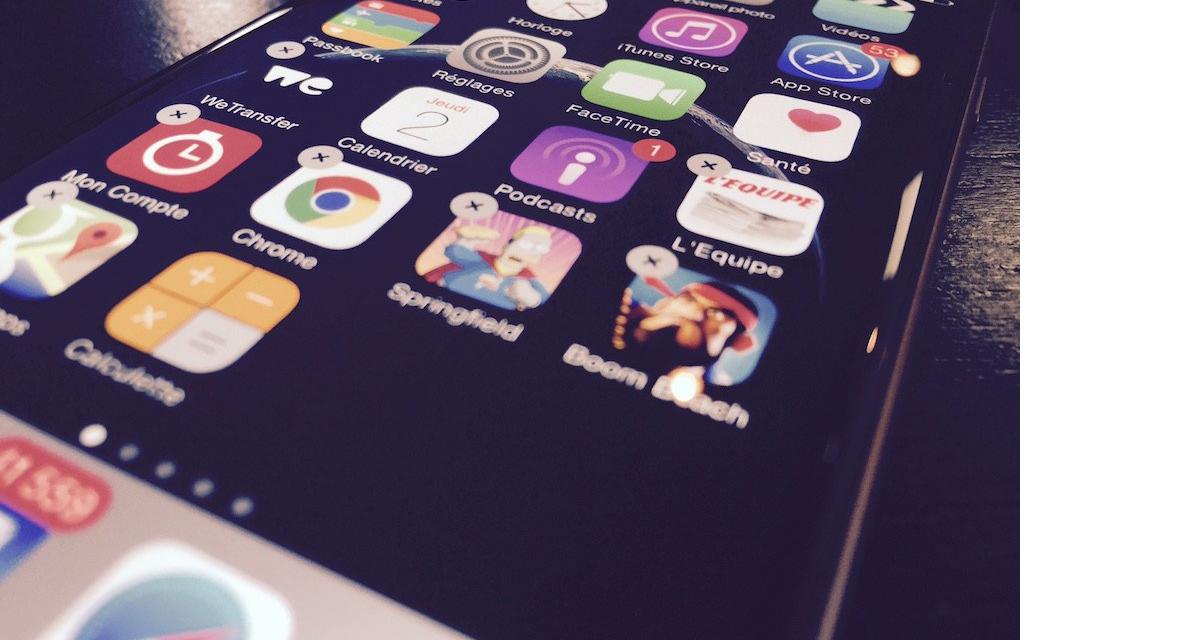 Désinstaller une application sur iphone 6