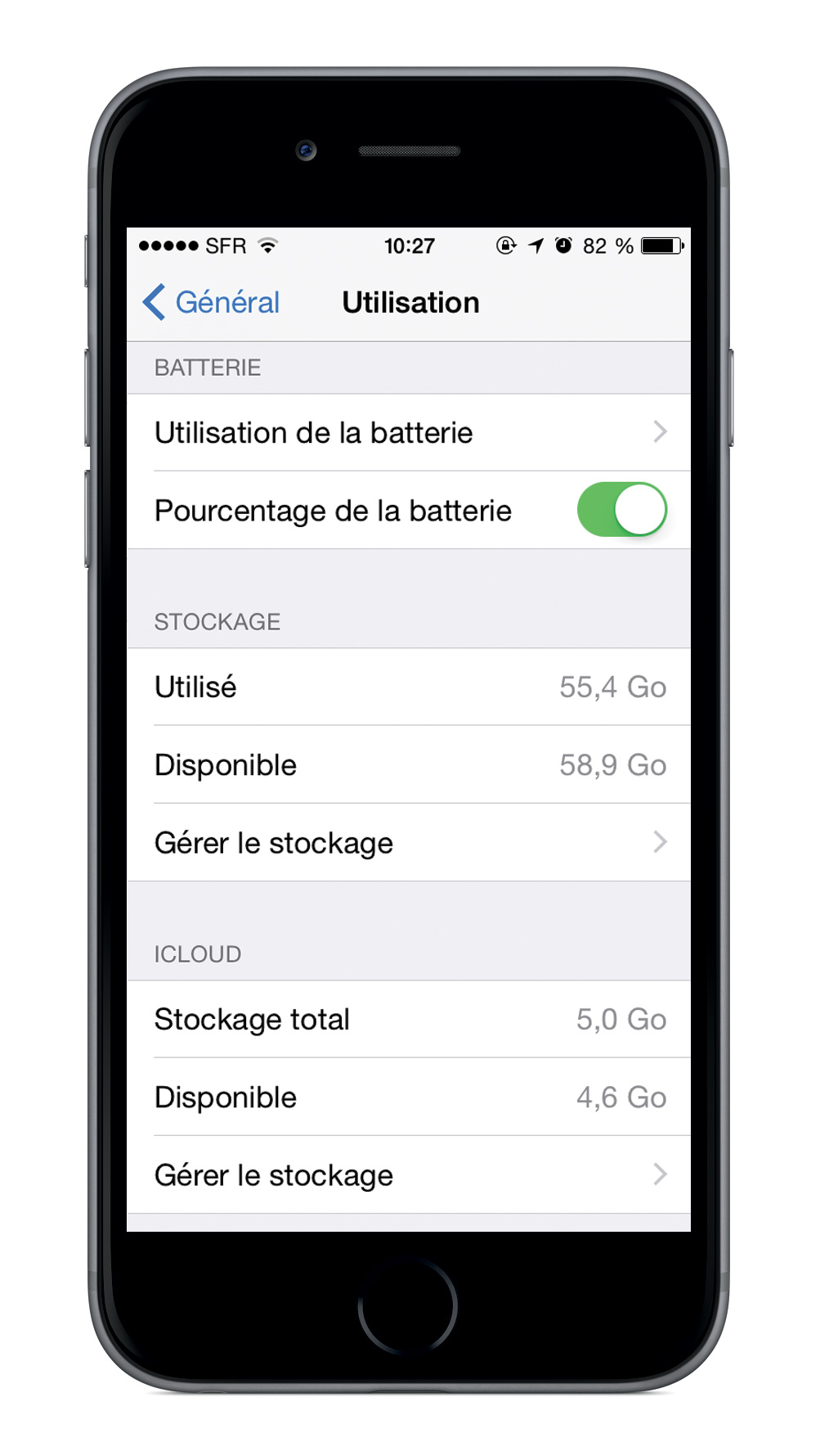 Application nettoyage iphone 6
