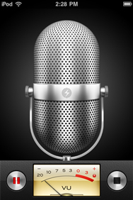 Application dictaphone iphone