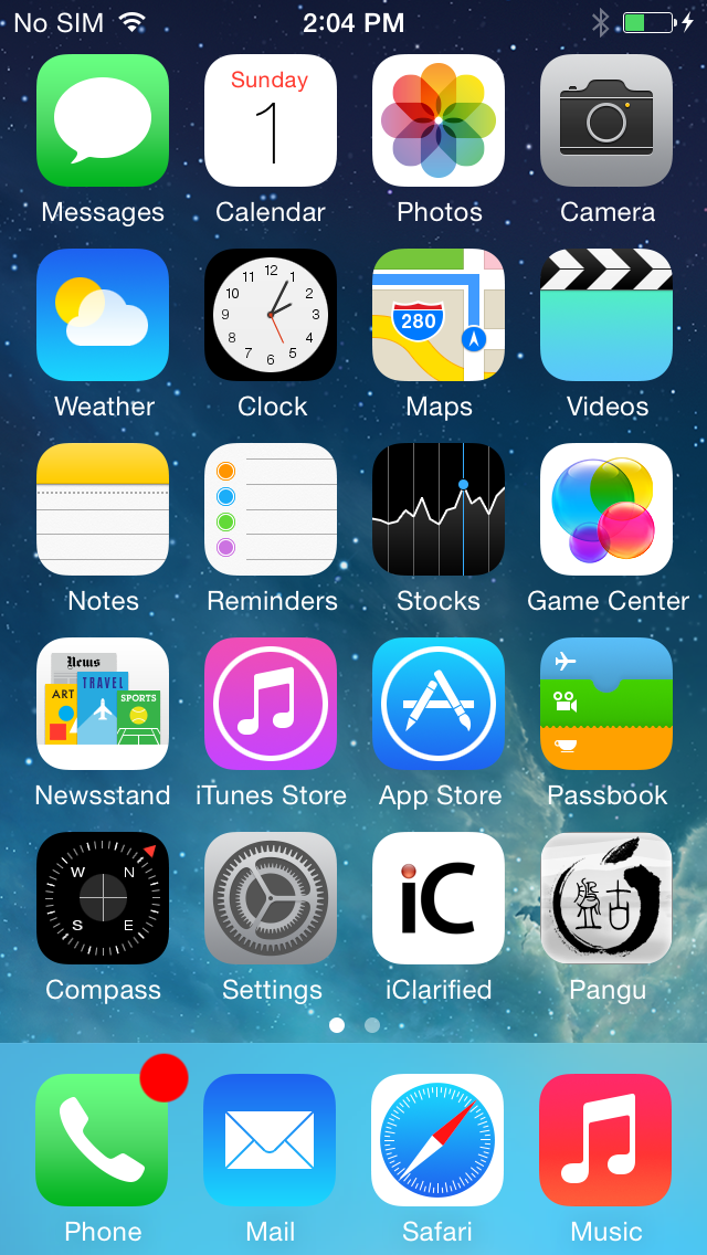 Jailbreak iphone 5 application