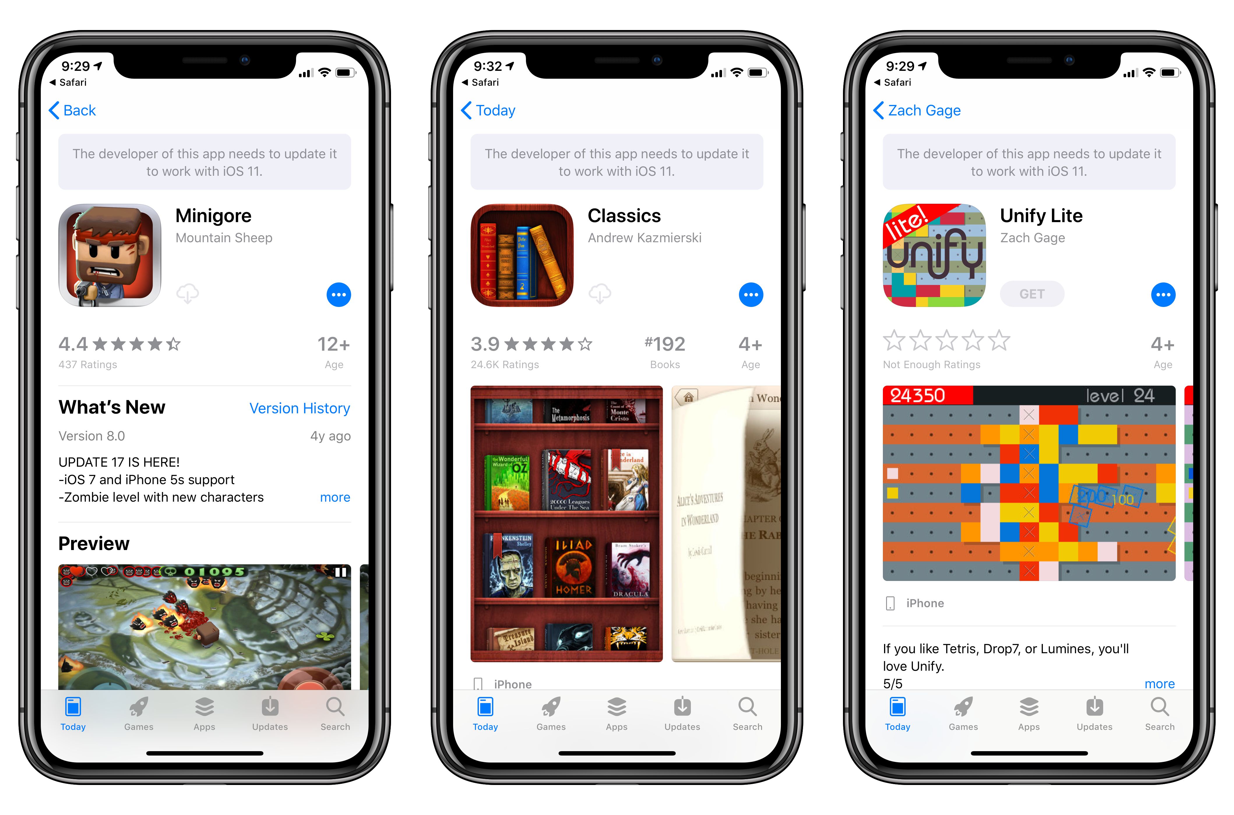 Application iphone footing