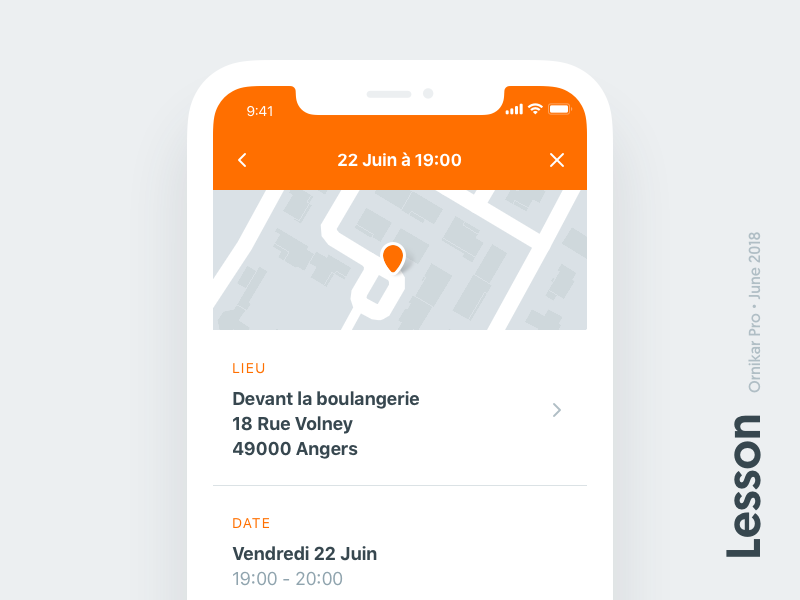 Ornikar application iphone
