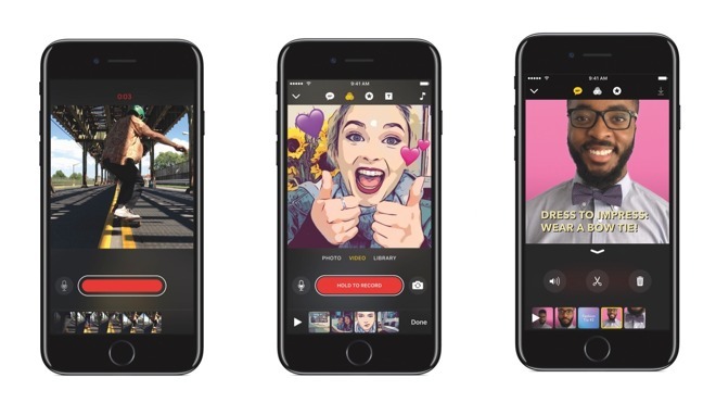 Application edition video iphone