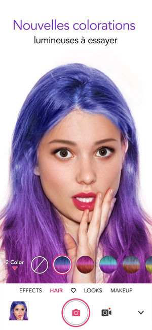 Application maquillage iphone