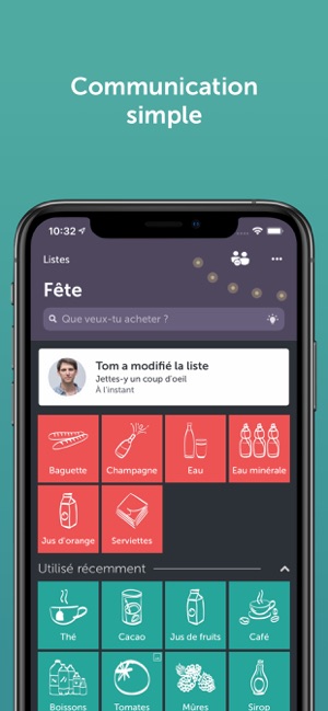 Application iphone liste de course gratuite