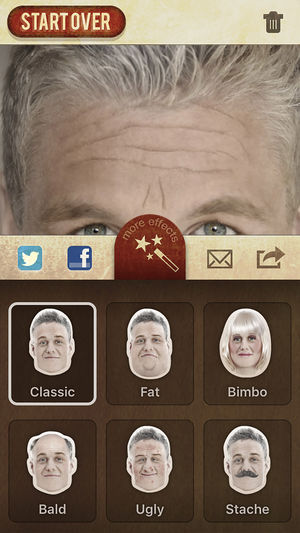 Application vieillissement iphone