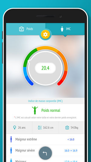 Application poids iphone