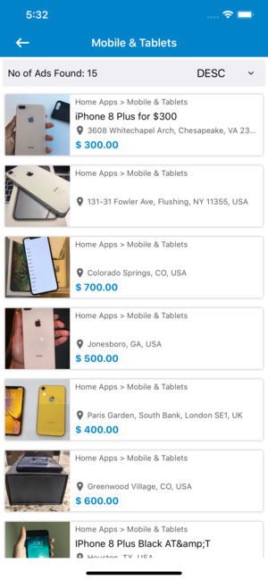 Ioffer application iphone