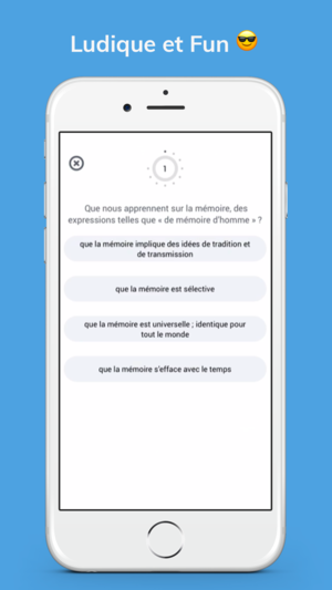 Application iphone memoire