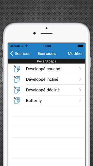 Application de musculation iphone