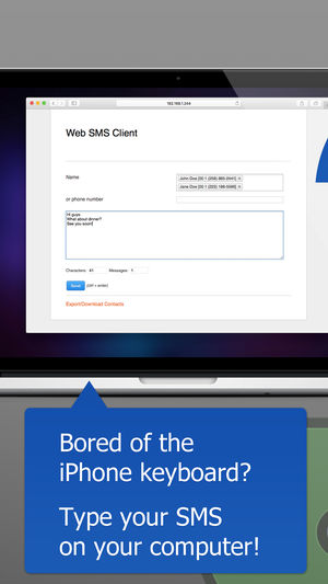 Application sms iphone sur pc