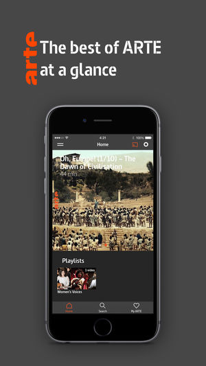 Application arte iphone