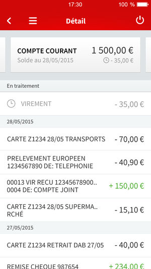 Application société générale iphone