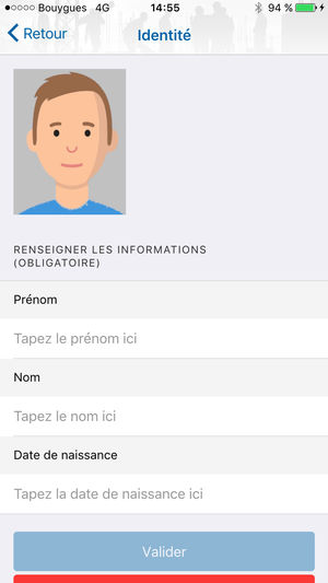 Carte btp photo application iphone