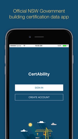 Certifier application iphone