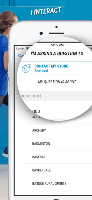 Decathlon application iphone