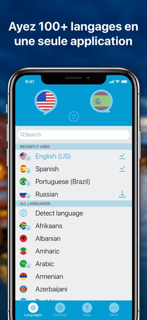 Application traducteur anglais iphone