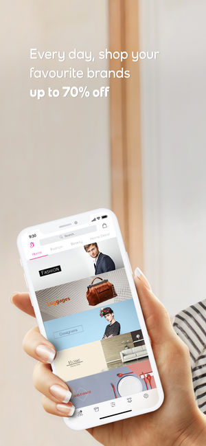 Application ventes privées iphone
