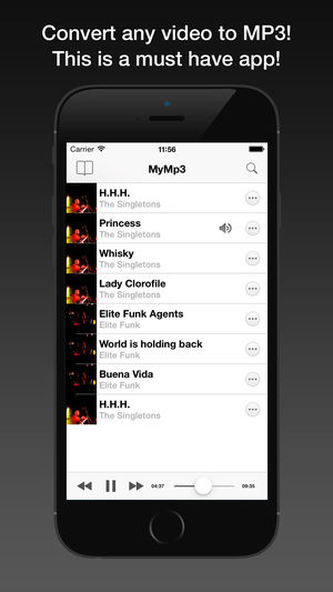 Application iphone pour convertir video youtube en mp3