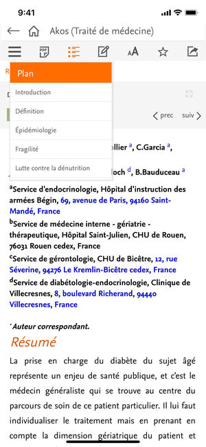 Application medecine iphone