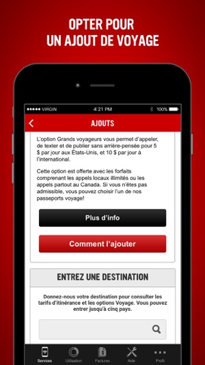 Mon compte application iphone