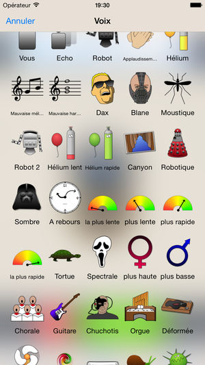 Application iphone trucage de voix