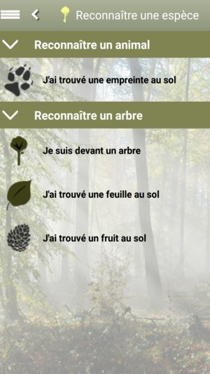 Application iphone pour reconnaitre les arbres