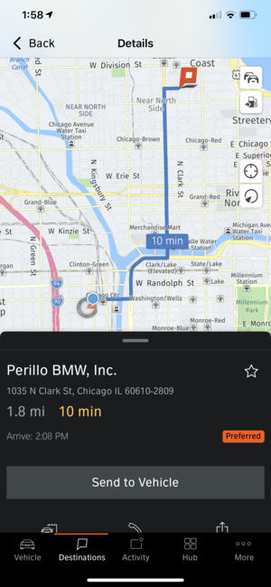Application bmw iphone