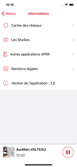 Application aprr iphone