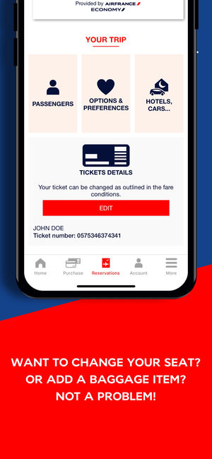Air france application iphone