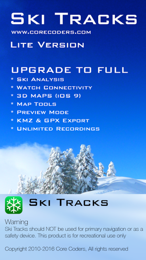 Application ski iphone