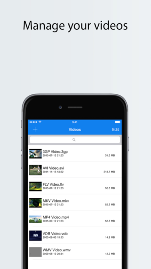 Application mp4 iphone