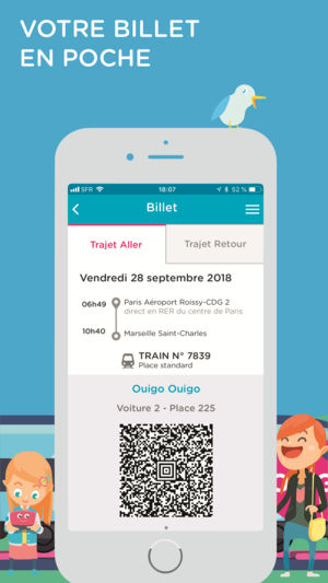 Application ouigo iphone