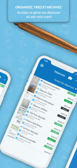 Application note de frais iphone