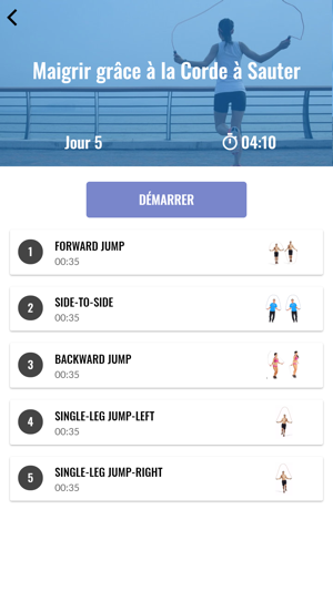 Application corde a sauter iphone