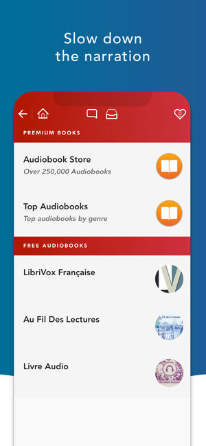 Application livre audio iphone