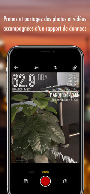 Application sonometre iphone
