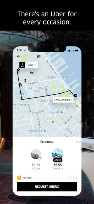 Application uber chauffeur iphone