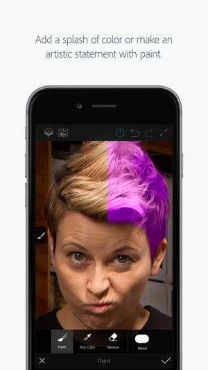 Application photoshop iphone