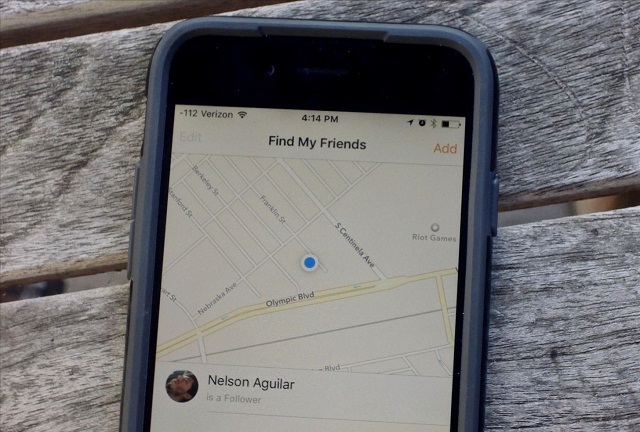 Application iphone localisation telephone