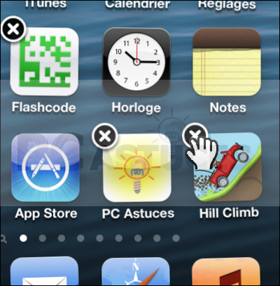 Comment desinstaller application iphone
