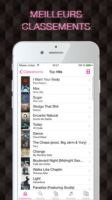 Application musique sans wifi iphone
