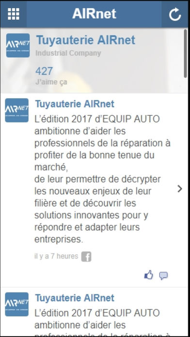 Application tuyauterie iphone