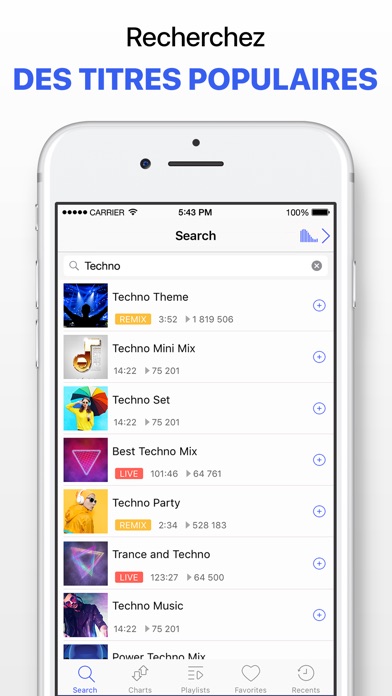 Application de musique sans wifi pour iphone