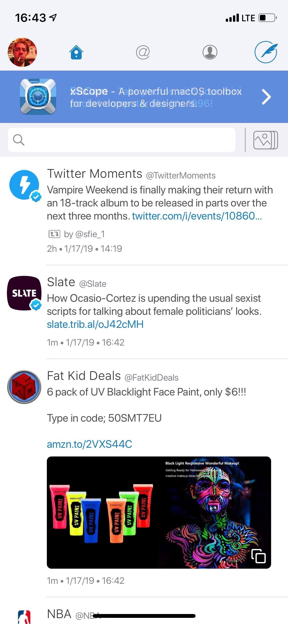 Application twitter iphone